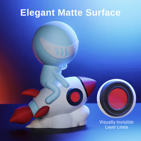 GT-3 High Speed Matte PLA Filament 1.75mm, 1KG, ±0.02mm, Black/White/Teal/Mint/Red/Grey