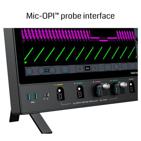 Micsig Oscilloscope MDO2504, Digital Storage Oscilloscope with 4 Channels 500Mhz Bandwidth 3GSa/s Sampling Rate