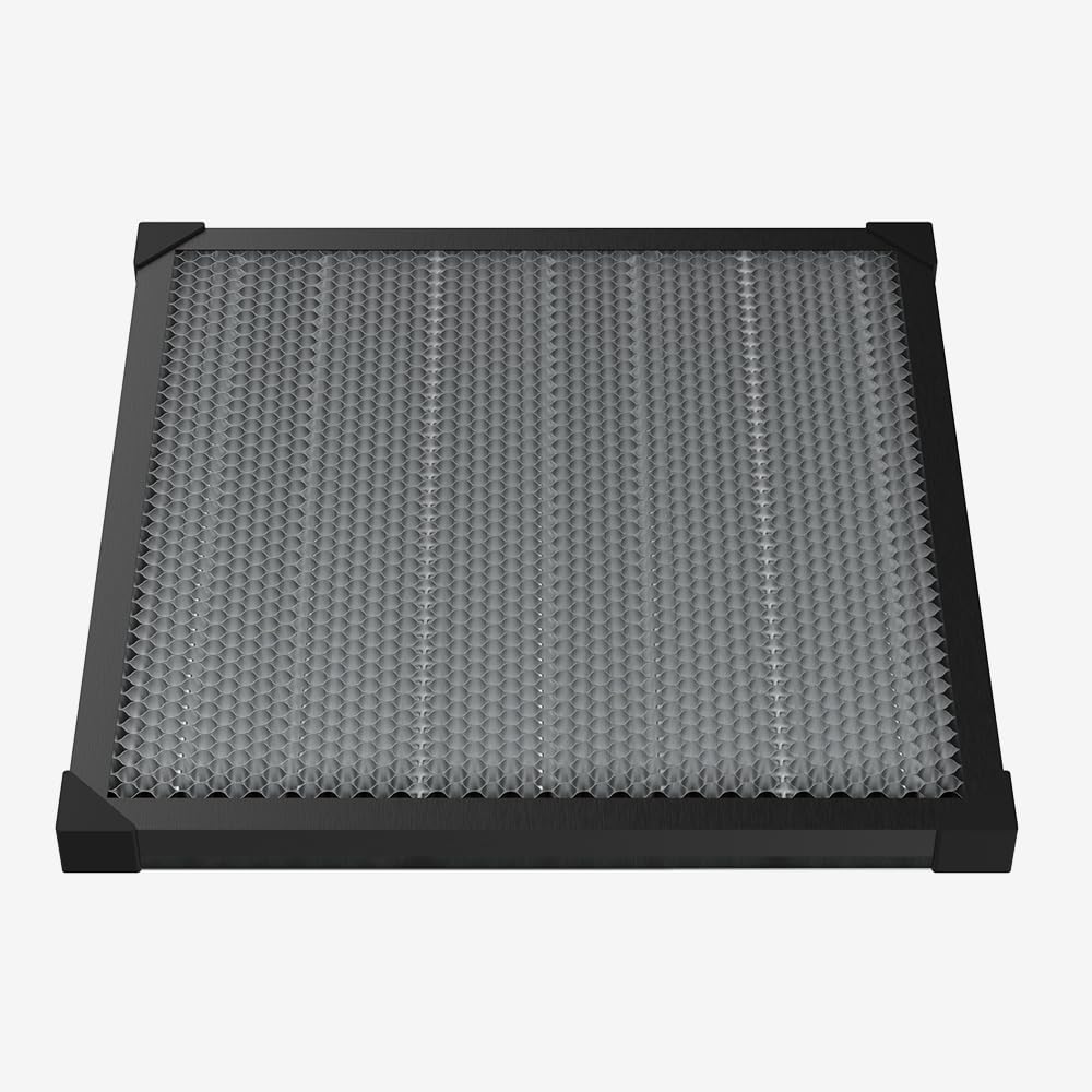 Honeycomb Laser Bed For P2 CO2 Laser Cutter - 605x300mm Steel Cutting Grid With Silicone Feet