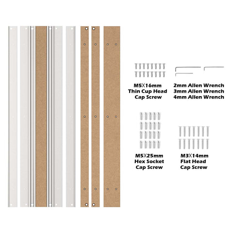 2040, 2060, 4060 Aluminum & MDF Hybrid Spoilboard for 4040-PRO CNC Router XY Axis Extension Kit