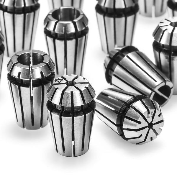 ER11 Spring Collets Set 15Pcs High Precision Workholding Engraving