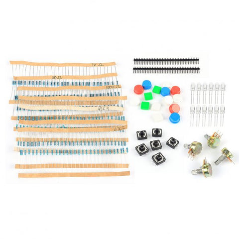 [Discontinued] Electronic Parts Pack Kit for Arduino Component Resistors Switch Button HM