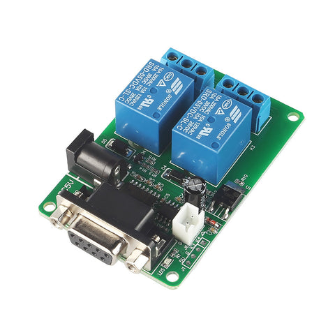 [Discontinued] RS232 Serial Control for DC 5V 2-Channel Relays