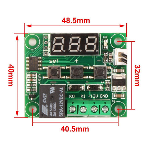 [Discontinued] '-50-110°C Digital Thermostat Temperature Control Switch 12V & Sensor, W1209
