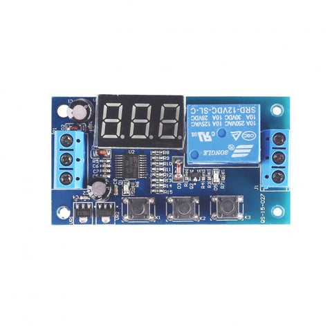 [Discontinued] Multi-function Dual MOS Control Relay Cycle Timer Module Delay Time Switch DC 12/24V Components