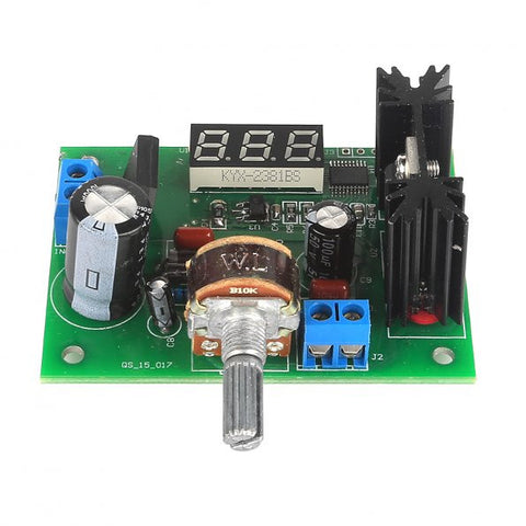 [Discontinued] SainSmart LM317 Adjustable Voltage Regulator Step Down Power Supply Module with LED Meter