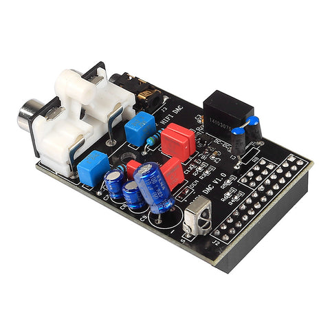 [Discontinued] Hi-Fi DAC Audio Sound Card Module I2S interface for Raspberry Pi Model B