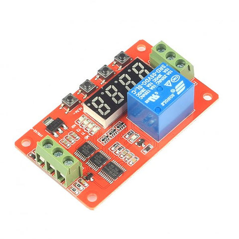 [Discontinued] SainSmart Relay Cycle Timer Module - Programmable with Customized Settings (5V)