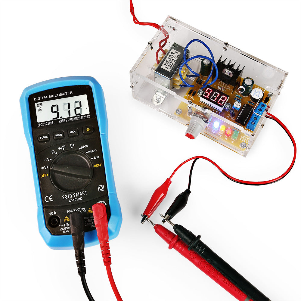 LM317 Adjustable Regulated DC Power Supply DIY Kit - 1.25V To 12V - View #3