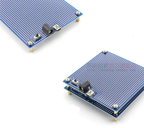 [Discontinued] Double Side Experiment Prototype PCB Board Breadboard with Mini USB Interface for Arduino Soldering Project