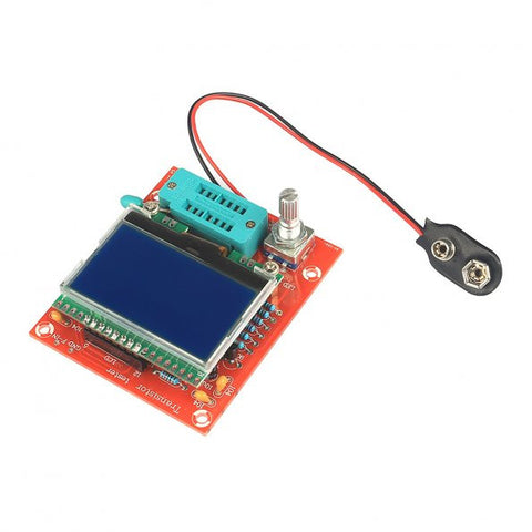 [Discontinued] SainSmart M328 LCD 12864 Transistor Tester DIY Kit Diode Triode Capacitance LCR ESR Meter