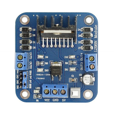[Discontinued] SainSmart L298N Dual H Bridge Stepper Motor Driver Controller Board Module for Arduino