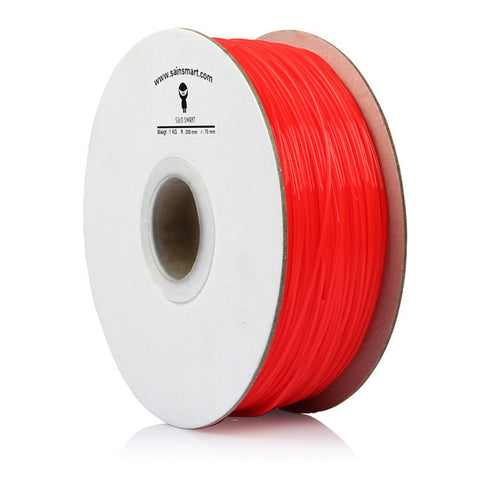 [Discontinued] Red, Fluorescein PLA Filament 1.75mm 1kg/2.2lb