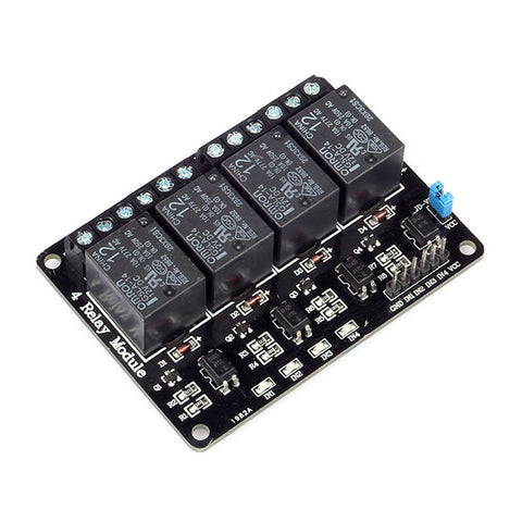 [Discontinued] OMRON 4-Channel 12V Optocoupler Relay Module