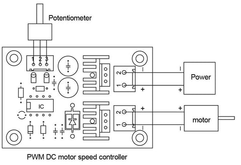 [Discontinued] SainSmart PWM DC Converter, 12V-36V 5A 10A DC Motor Speed Adjuster Controller Driver