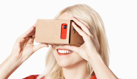 [Discontinued] DIY Virtual Reality 3D Glasses Cardboard Box NFC for Google Cardboard