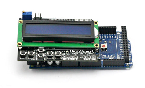 [Discontinued] SainSmart Mega2560+1602 LCD Keypad Shield Kit For ATMEL ATMEGA8U2 AVR