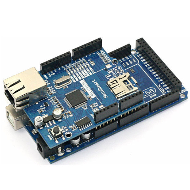 SainSmart Mega2560+Ethernet Shield Kit for Arduino ATMEGA8U2 W5100