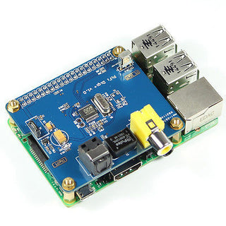 [Discontinued] SainSmart Hi-Fi DiGi+ Digital Sound Card I2S SPDIF Optical Fiber + Case for Raspberry Pi 3 Pi 2