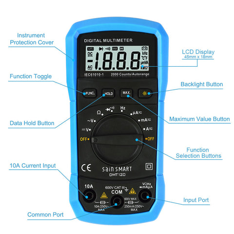 [Discontinued] ToolPAC DMT120 Mini Digital Multimeter