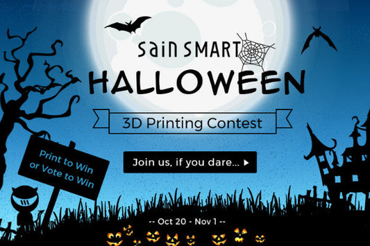 SainSmart Halloween 3D Printing Contest 2017.