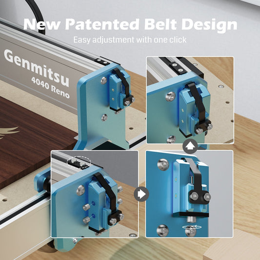 Genmitsu 4040-Reno, First Belt Driven CNC Router (Assembly Guide).
