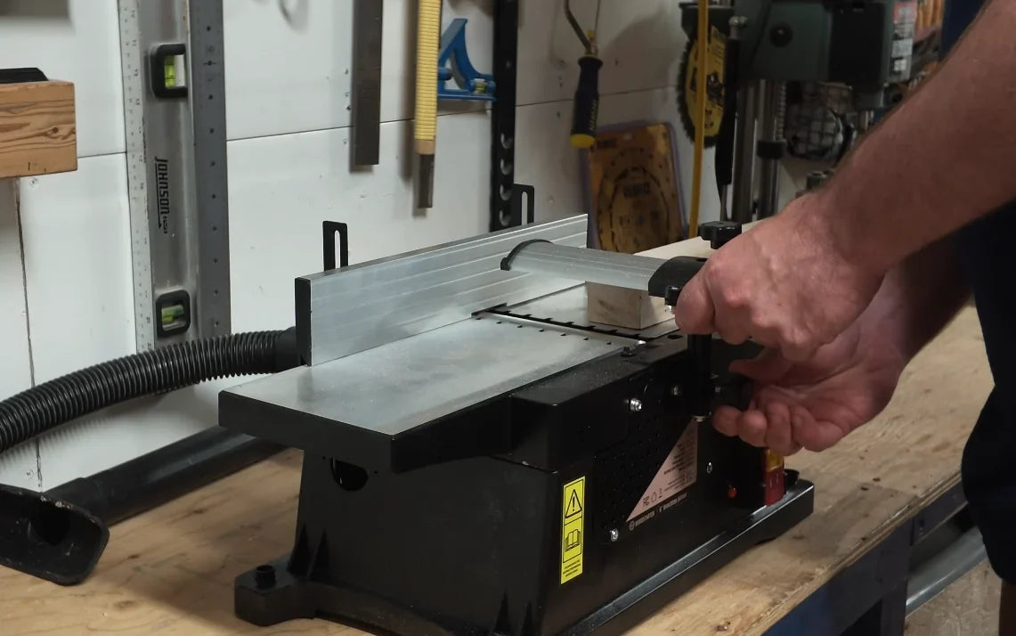 How to Use a Jointer: Squaring Lumber with the WOODSTARTER 6" Jointer