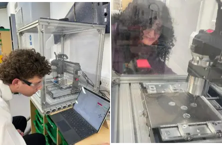 Testing the 3020-PRO Ultra: Engineering Students Milled Their First Metal Part.