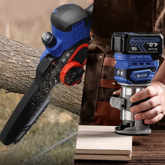 Introducing Portable Power Tools - Chainsaw & Trimmer Router.