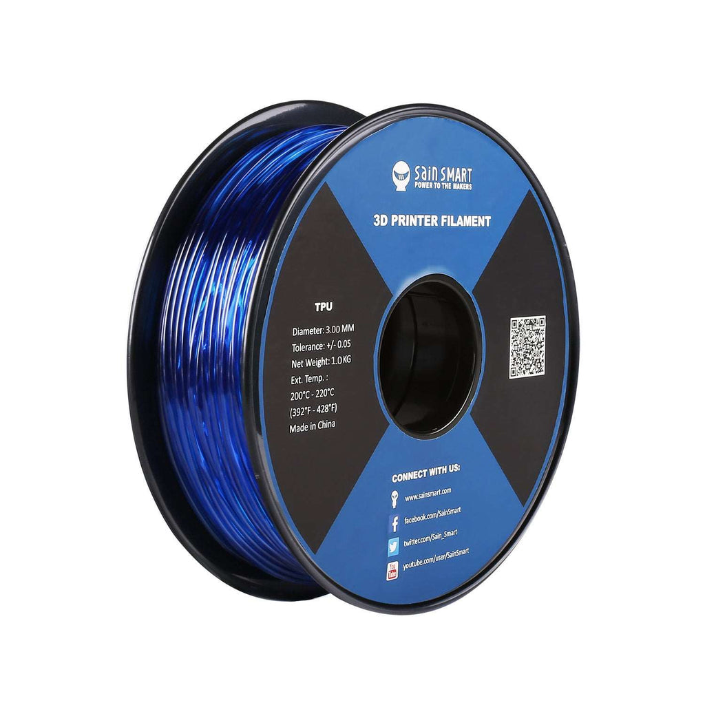3mm TPU Flexible 3D Printing Filament 3mm 1kg/2.2lbs – SainSmart.com