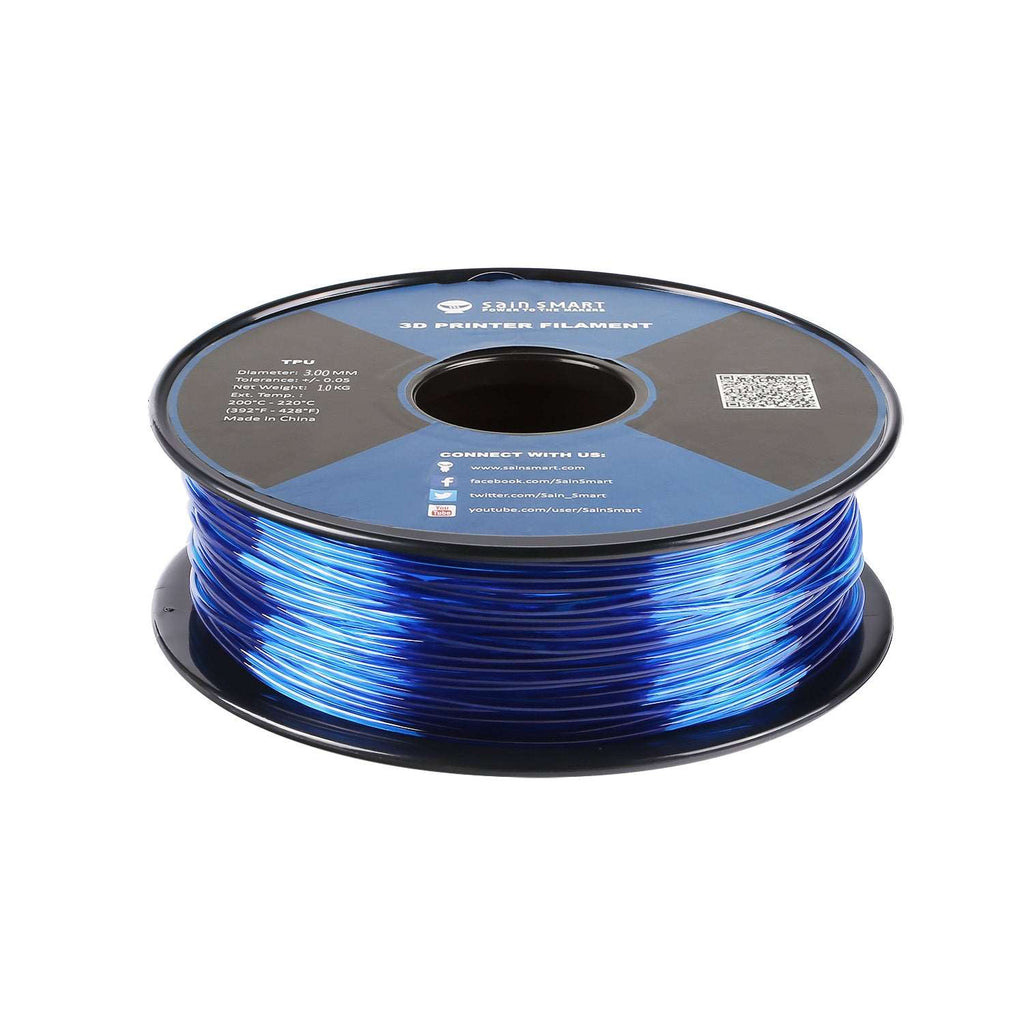 3mm TPU Flexible 3D Printing Filament 3mm 1kg/2.2lbs – SainSmart.com