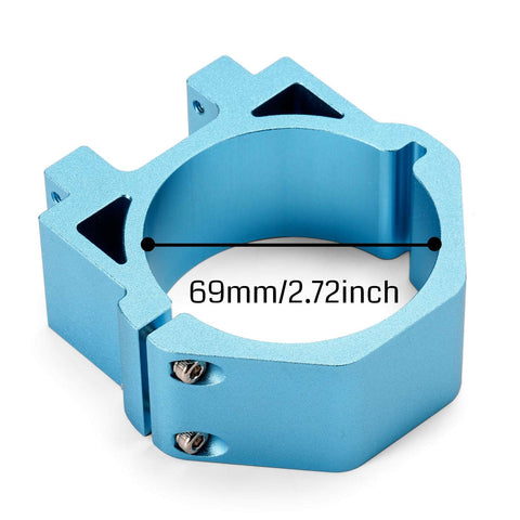 65-69mm Diameter Aluminum Spindle Holder Mount for 4040-PRO CNC Machine, V2 Z Axis Assembly