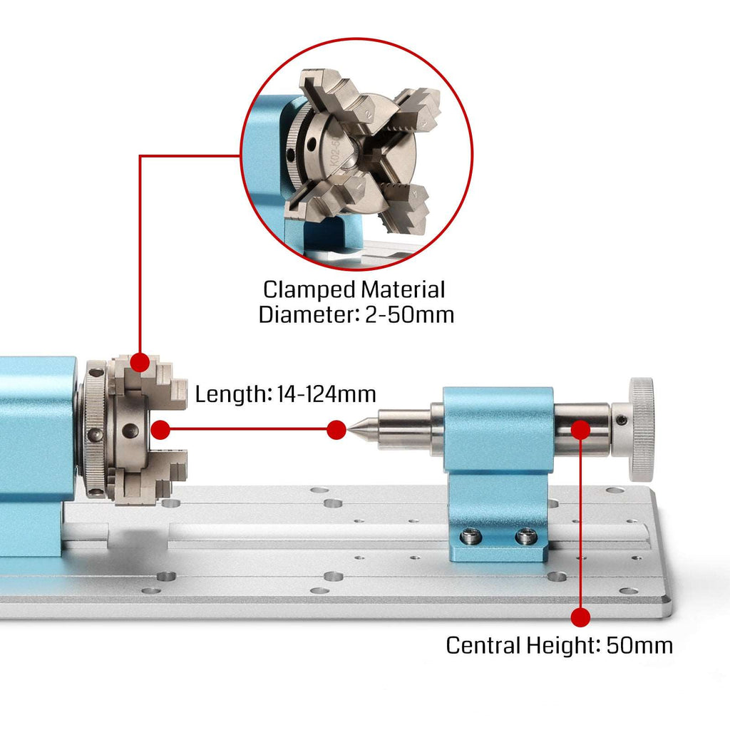 Genmitsu 4th Axis Rotary Module Kit for 4040-PRO CNC Router – SainSmart.com
