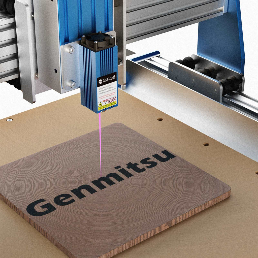Genmitsu 5.5W Blue-Violet Light Fixed Focus Laser Module Kit, For CNC ...