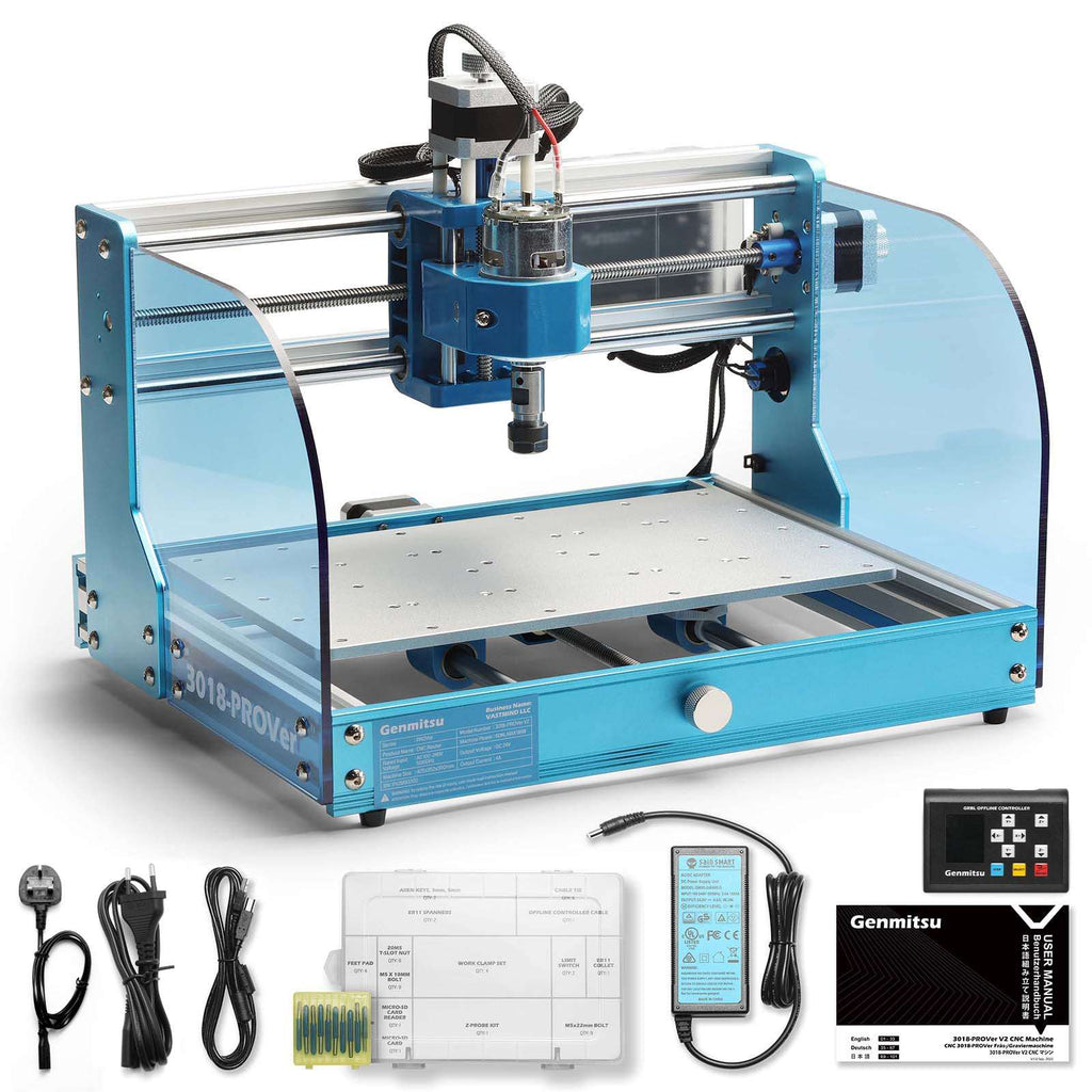 Genmitsu 3018-PROVer V2 Semi Assembled CNC Router Machine | SainSmart ...