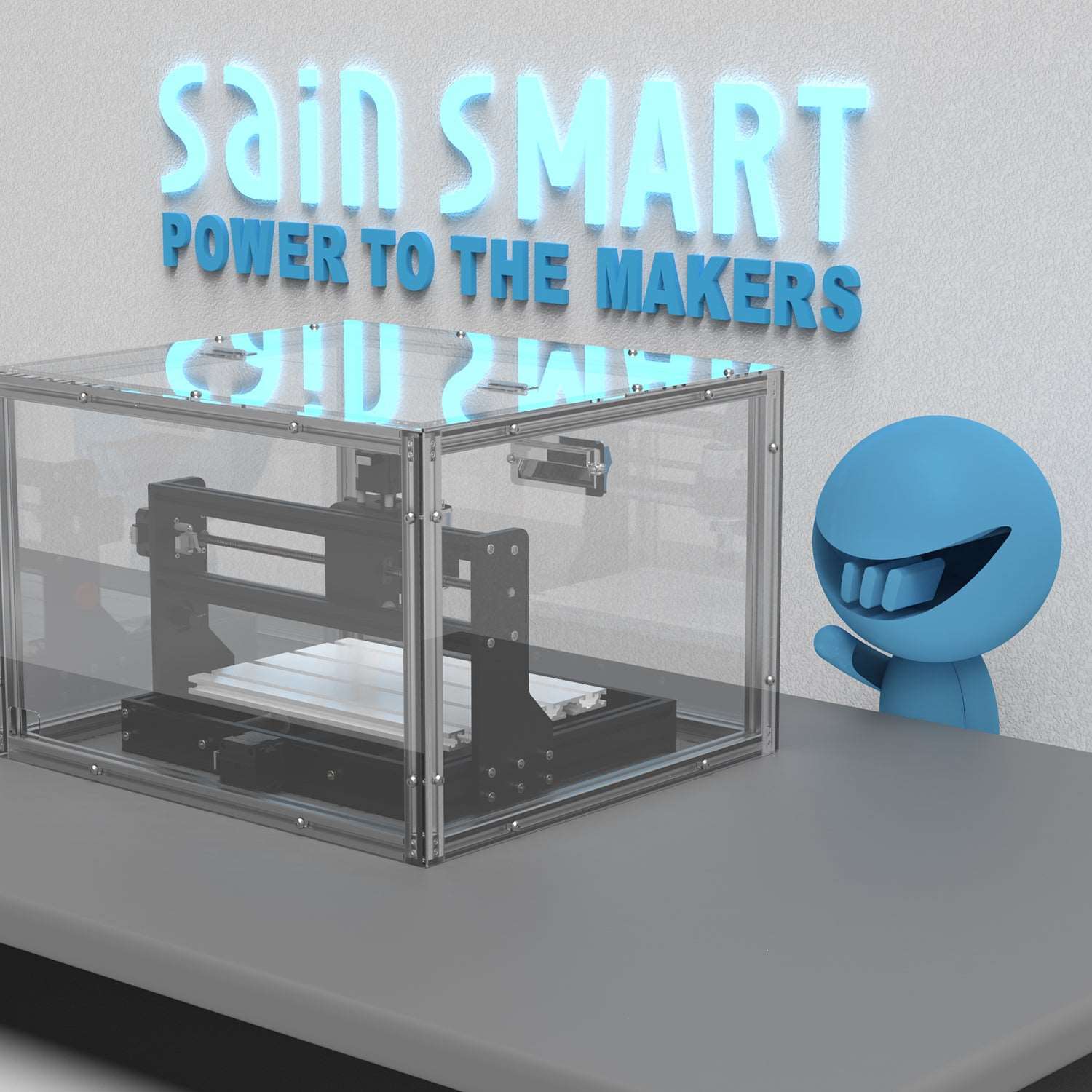 Genmitsu KABA Desktop CNC Enclosure | SainSmart – SainSmart.com