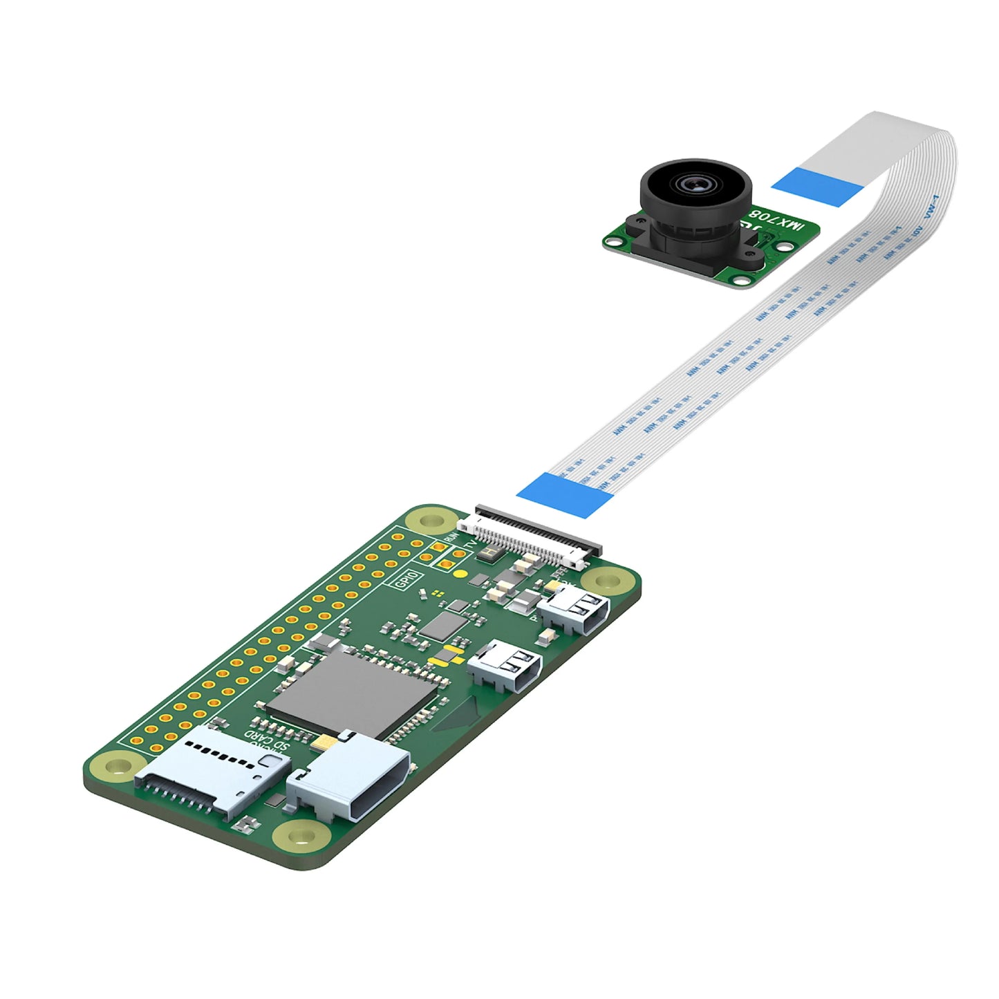 12MP IMX708 Autofocus Camera Module for Raspberry Pi 5 & 4 - HDR Wide Angle Lens (120°/152° FOV) - High Res Video for Embedded Vision, AI & Robotics Projects