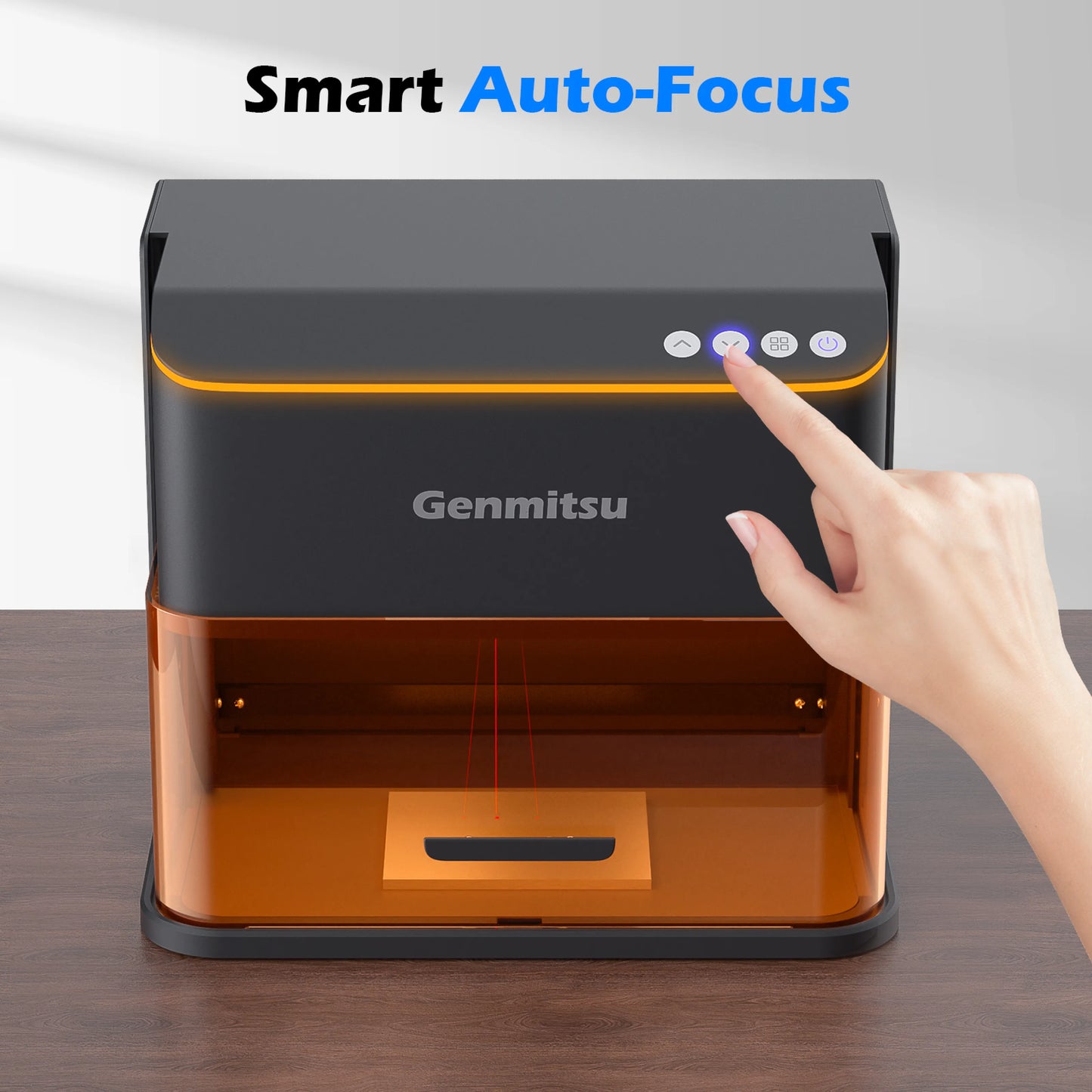 Kintix Galvo Laser Engraver 5W/10W, 90k mm/min, Auto-Lifting, 200x100mm Large Area, LightBurn, APP Supported, Class 1 Safety