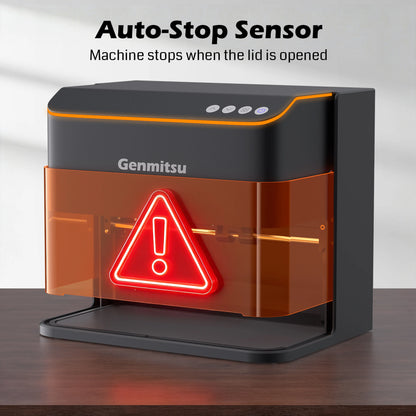 Kintix Galvo Laser Engraver 5W/10W, 90k mm/min, Auto-Lifting, 200x100mm Large Area, LightBurn, APP Supported, Class 1 Safety