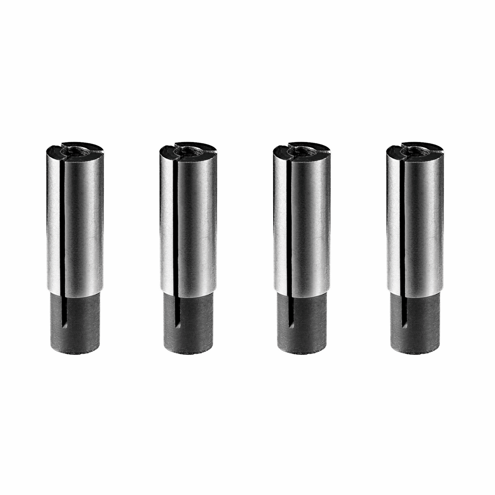 4pcs Router Collet Adapter, 1/4″ to 1/8″ CNC Engraving Router Bit Coll 4pcs Router Collet Adapter, 1/4″ to 1/8″ CNC Engraving Router Bit Coll