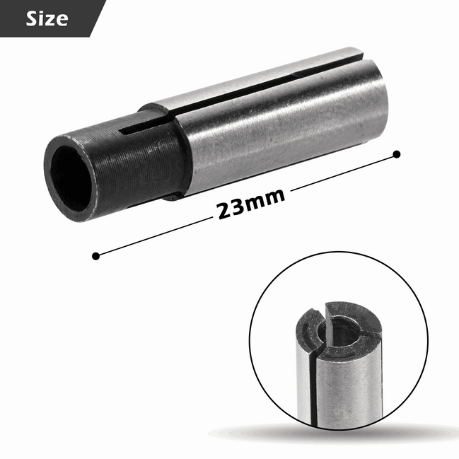 Endico Router Collet 4pcs Router Collet Adapter, 1/4″ to 1/8″ CNC Engraving Router Bit Coll ...