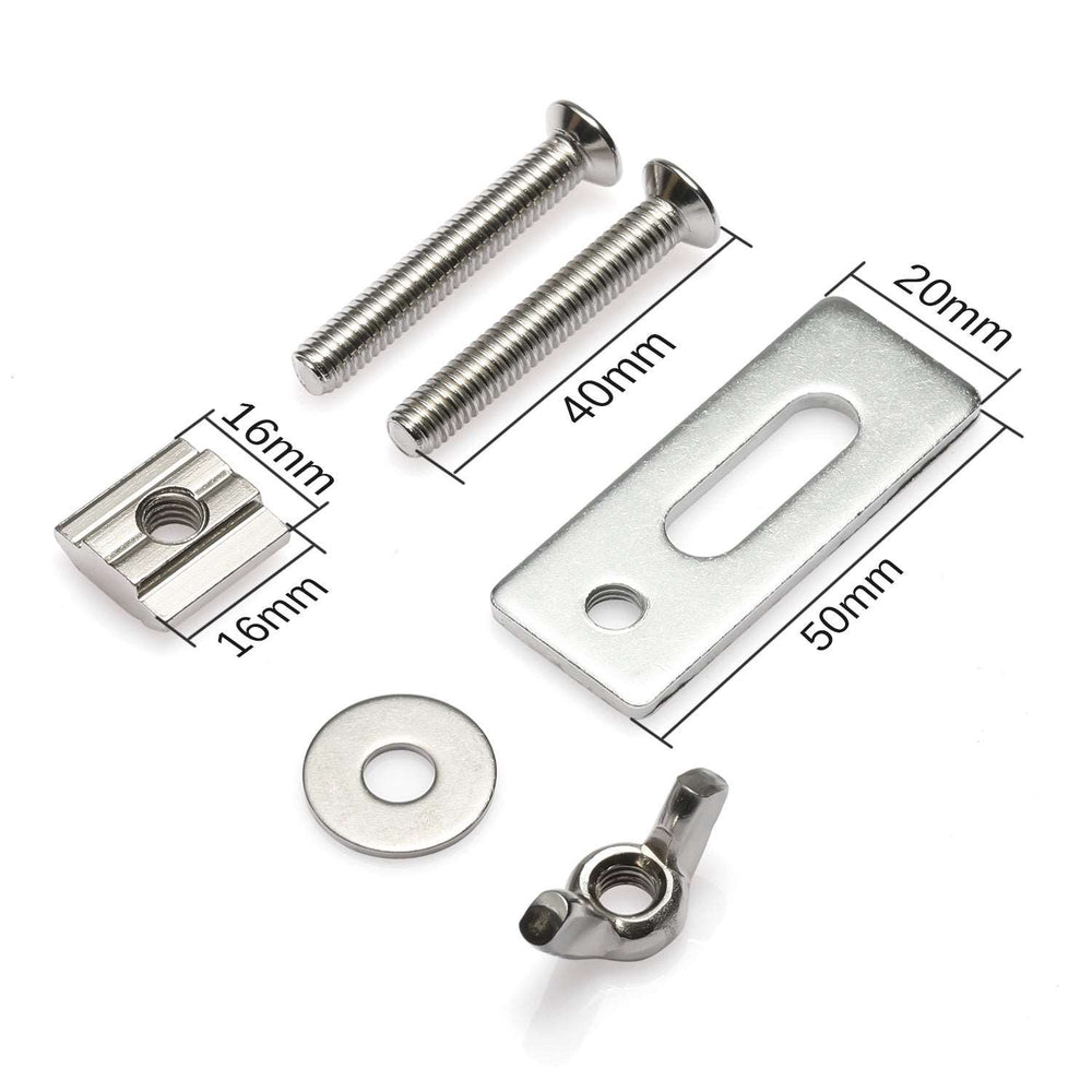 Genistu T-Track ini Vise Hold Down Clap kit [4PCS Genistu T-Track ini Vise Hold Down Clap kit [4PCS