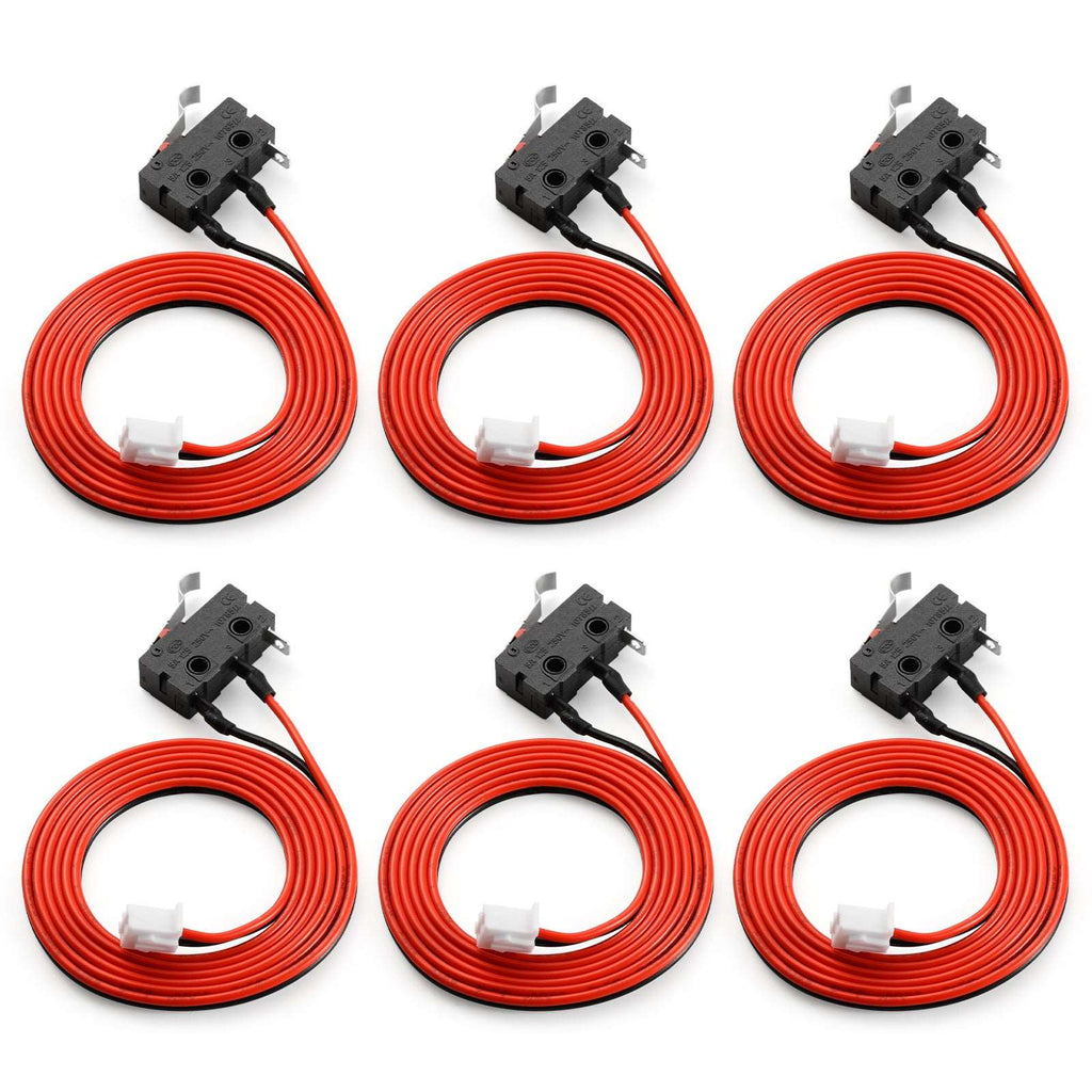 Micro Switch Limit Switch Cnc Router 3-pin Limit Switches 6PCS Micro Limit Switches With 1M 3-Pin Cable For ...