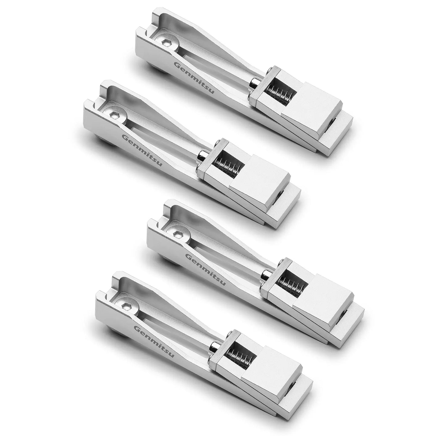 Upgrade CNC Router Vise Clamp for Large Woodworking & Metalworking Project, Low Profile Aluminum Toe Clamp, Size 4.2x0.9x0.6" (106x22x15mm), (2PCs/4PCs)