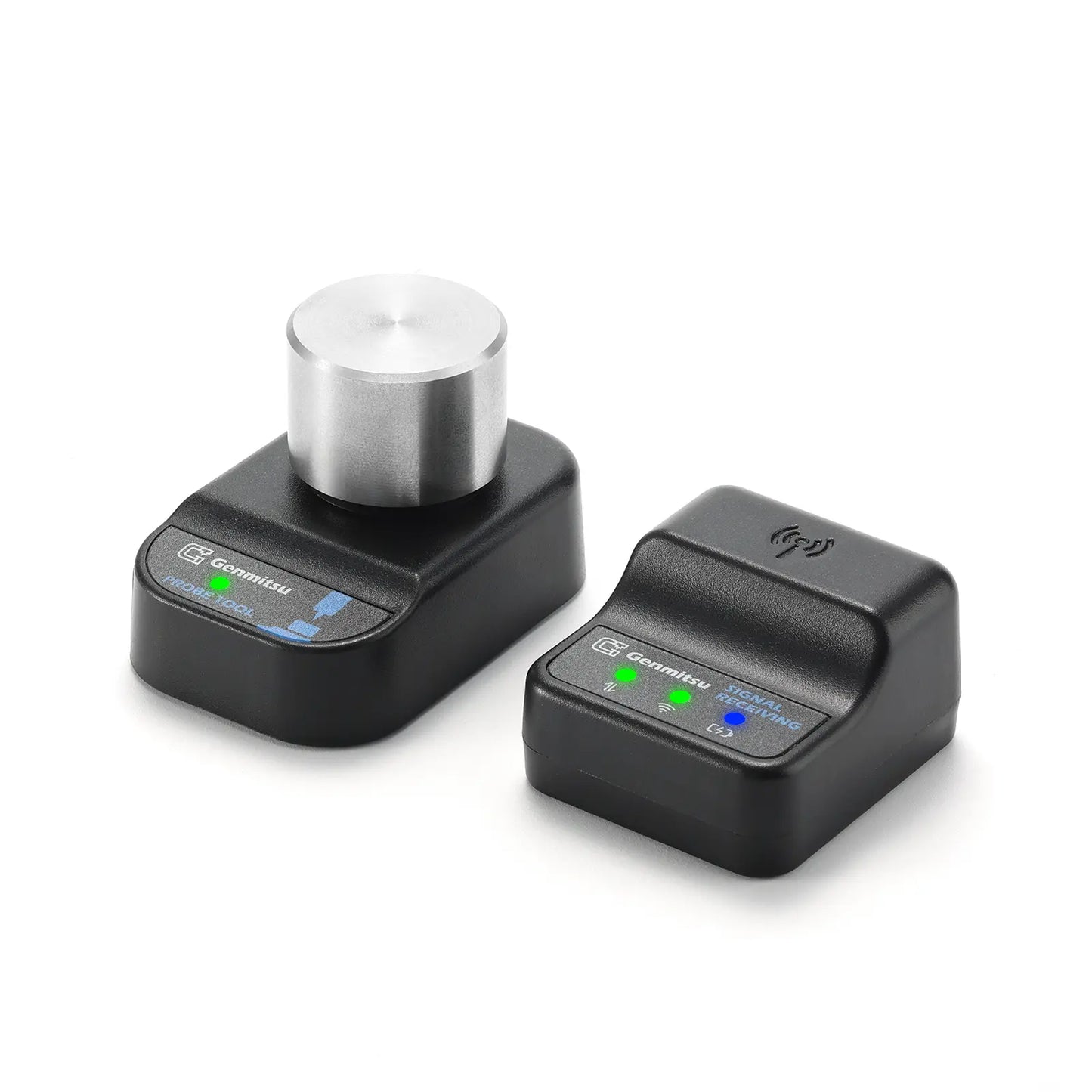 Wireless Z-Axis Probe Tool Setter for CNC Router Machine, Tool Setting Touch Probe with 3-Pin Cable DC 5–24V, 0.02mm Accuracy, GRBL & Mach3 & Genmitsu APP Compatible