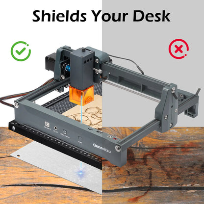 Honeycomb Laser Bed, 12.4" x 11.1" Perfect fit for Kortek Laser Engraver and Cutter Machine, Laser Engrave Accessories Bed Table for Fast Heat Dissipation and Desk Protection