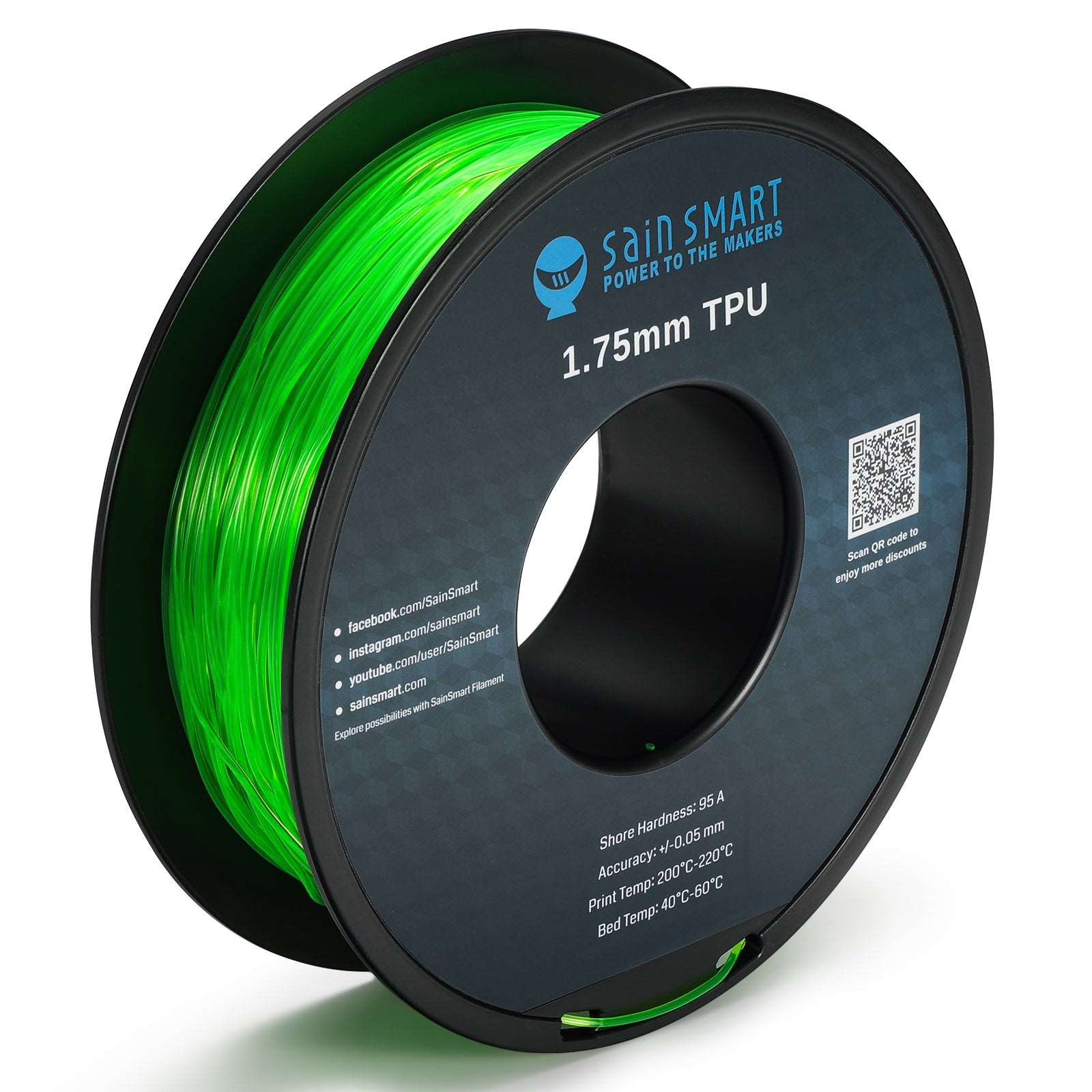 SainSmart TPU Flexible Filament - Thumbnail 2