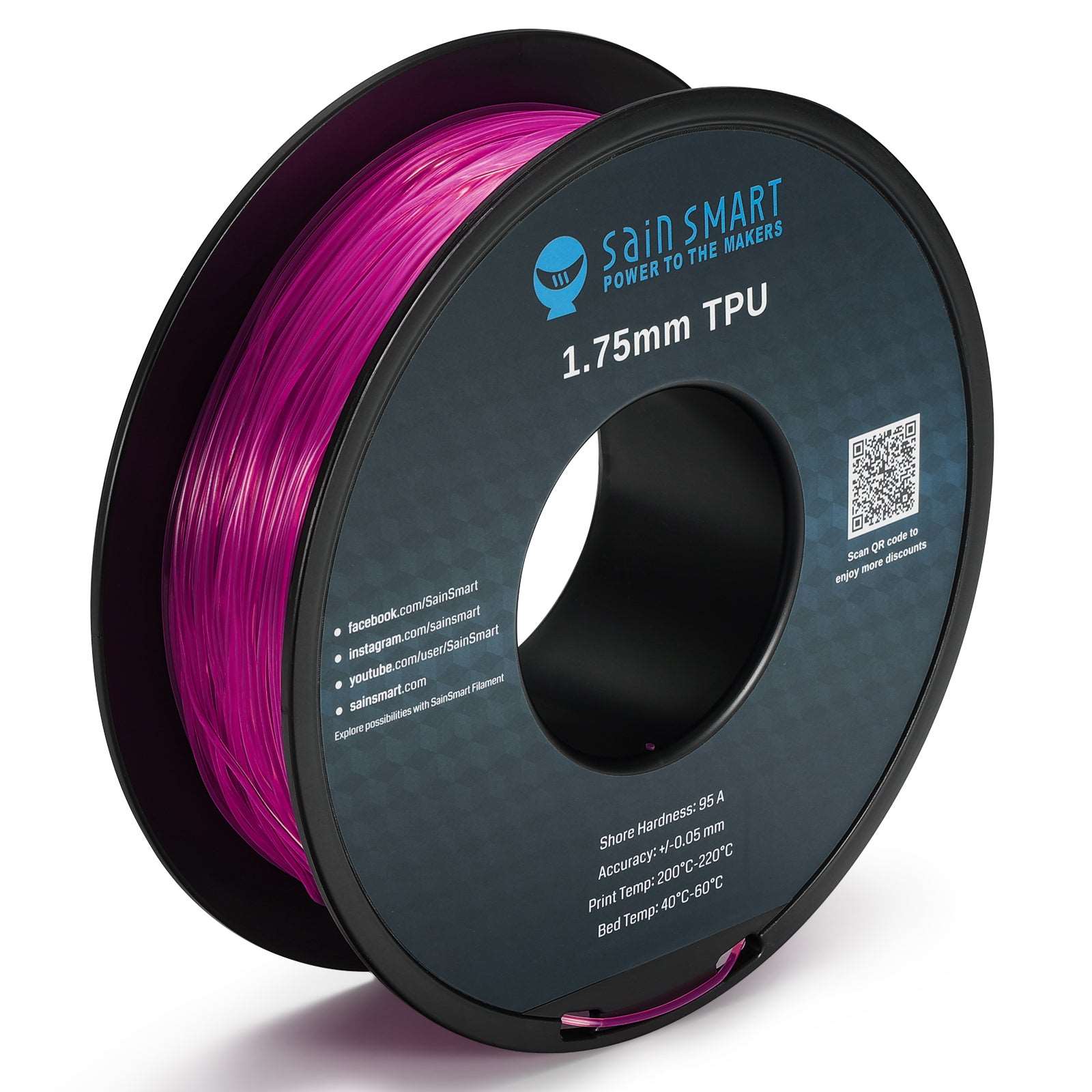 SainSmart TPU Flexible Filament - Thumbnail 5