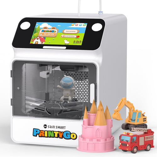 SainSmart PrintyGo 3D Printer for Kids, Safe & Easy 3D Printing for Creative STEM Learning