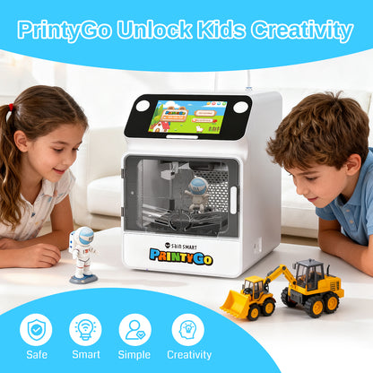SainSmart PrintyGo 3D Printer for Kids, Safe & Easy 3D Printing for Creative STEM Learning